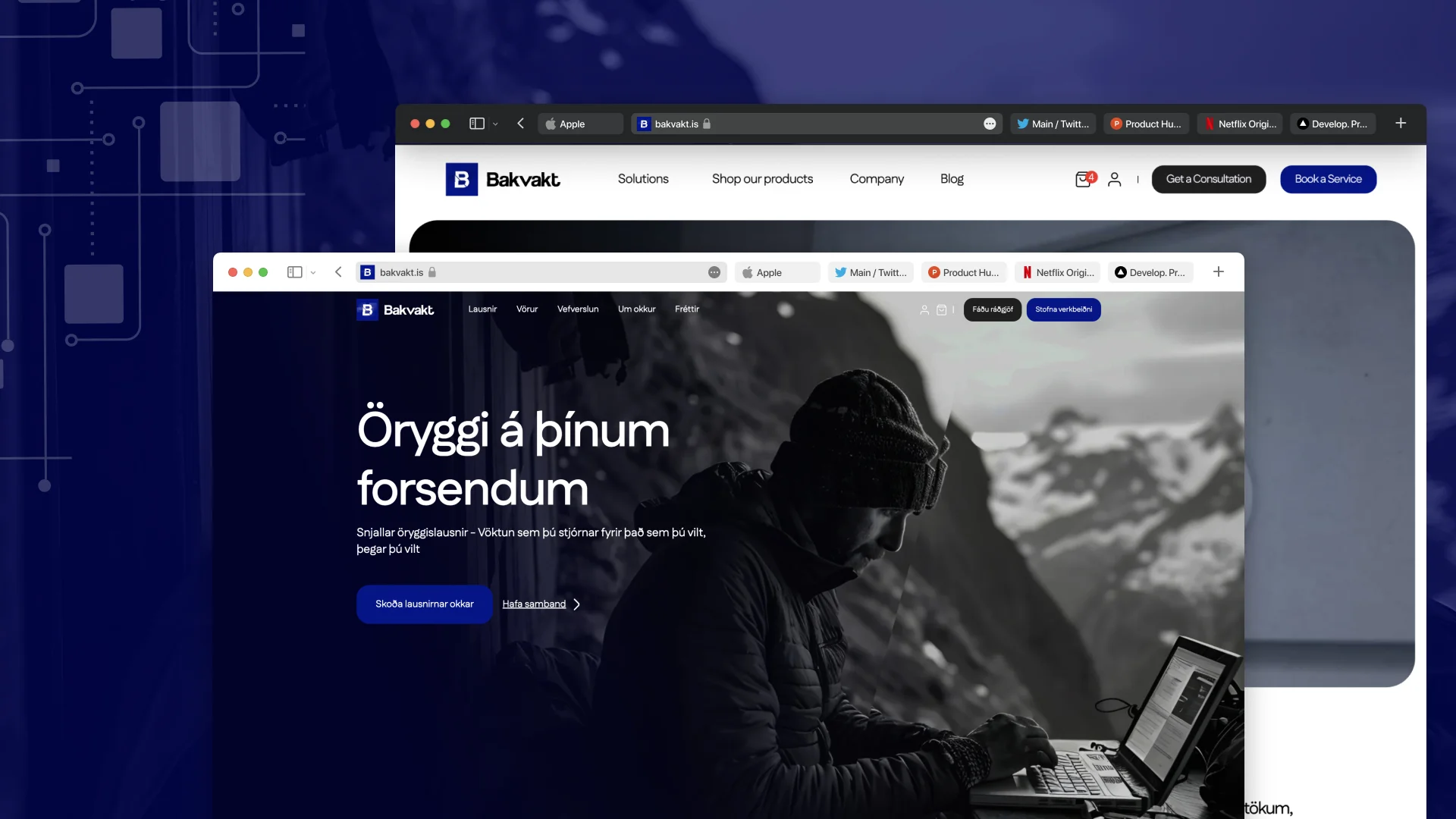 Quanto custa projetar um site na Islândia?